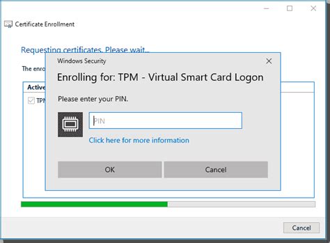 change virtual smart card pin|windows .